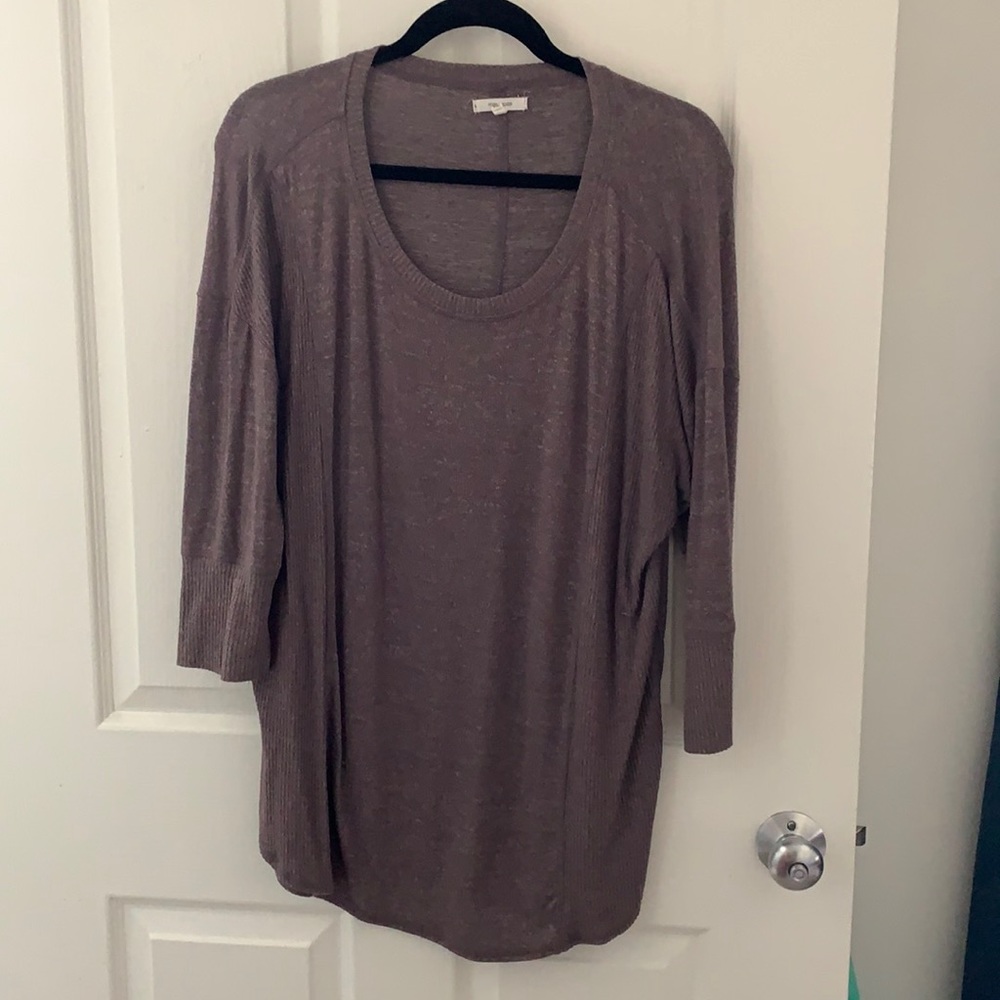 Women’s Ribbed Sweater - Purple